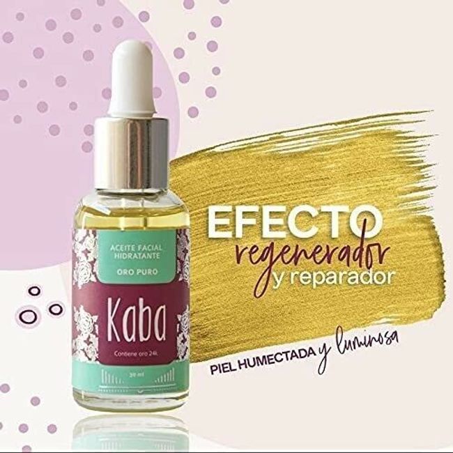 Kaba Aceite facial Oro Puro 24 K