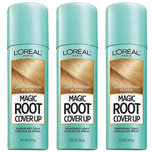 L'Oreal Paris Magic Root Cover Up - Light To Medium Blonde, 2 Ounce Pack Of 3, 2 Ounce