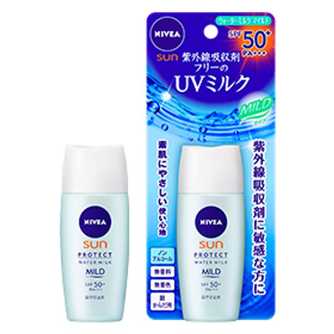 [Kao] Nivea Sun Protect Water Milk Mild SPF50/PA 30ml (for face and body) [Cosmetics]