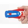 WEICON 51000002 Precision Wire Stripper S, Stripping Tool for fine Wires/Conductors, red/Blue