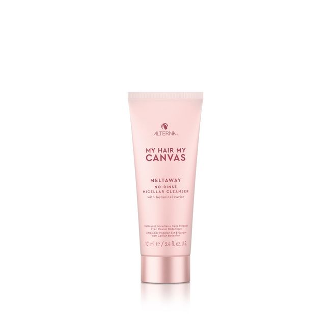 Alterna My Hair My Canvas Meltaway No-Rinse Micellar Cleanser 3.4 Fl Oz | Vegan | Fast Drying Creme-to-Powder Cleanser, Absorbs Oil & Sweat for Shower Clean Hair | Peta Tested, 3.4 fl. oz.