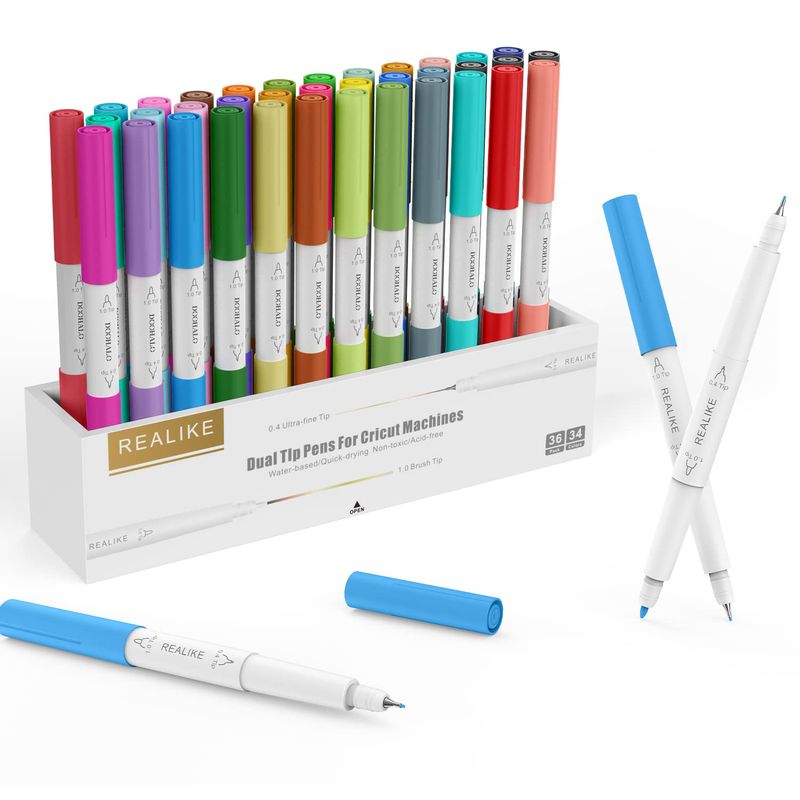 REALIKE Stylos à dessin pour Cricut Maker 3/Maker/Explore 3/Air 2/Air
