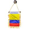 Colombia Mini Banner Flag - Car & Home Window Mirror Hanging, Double-Sided