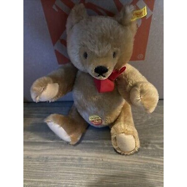 Steiff Teddy Bear 0211/36 West Germany 60 Percent Wool 40 Percent Cotton