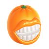 Hyzone Multi-Functional Dog Vocalizing Biting Teething Balls, Outdoor Interactive Teething Hand Throwing Balls (Orange)