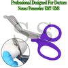 6 PURPLE EMT PARAMEDIC BANDAGE SHEARS EMS SCISSORS 7.5"