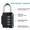 2 Pack x Combination Locker Padlock, 4 Digit Coded Padlock, Gym Lock, School Locker Lock, Weatherproof Combination Lock Outdoor