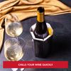 Vacu Vin Rapid Ice Wine Cooler 38804606 Black