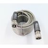 18' CB Antenna Mini-8 Coax Silver Cable w/PL-259 Connectors by TruckSpec®