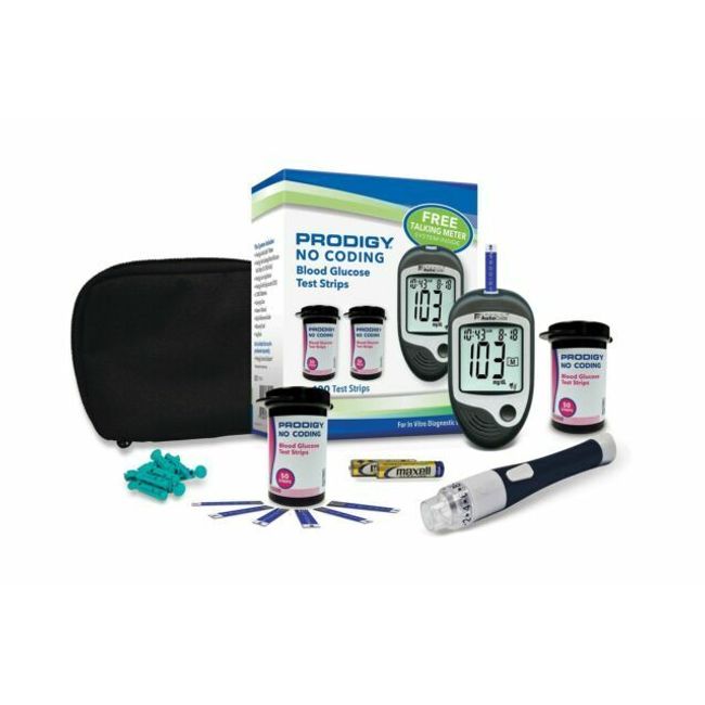 PRODIGY TEST STRIPS 100CT W/METER VALUE PACK