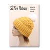 Paper Knitting Pattern for Ladies Hat, Ladies Cable Beanie Chunky, KP618