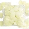 Allydrew Round Tissue Paper Confetti, 1" (Cream)