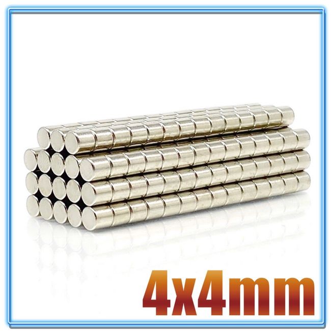 MAGNET 4x4 Mini Small Round Magnets 4x4 mm N35 Neodymium Magnet Dia 4x4mm  Permanent NdFeB Strong Powerful Magnets 4*4mm 20 PCS