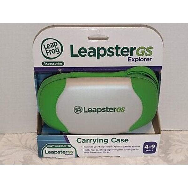 LeapFrog LeapsterGS Explorer Carrying Case Green Silver NEW