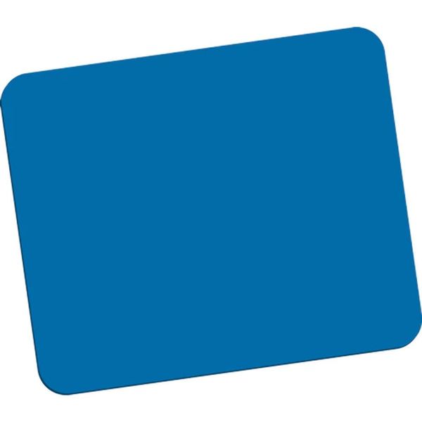 Fellowes Mouse Mat with Non-Slip Rubber Base - Solid Colour Mouse Pad - Suitable for Both Optical and Laser Mice - 186 x 224 x 6mm - Blue