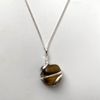 VIE Tumbled Stone Wire Wrap Pendant, 2-3cm (Tiger's Eye)
