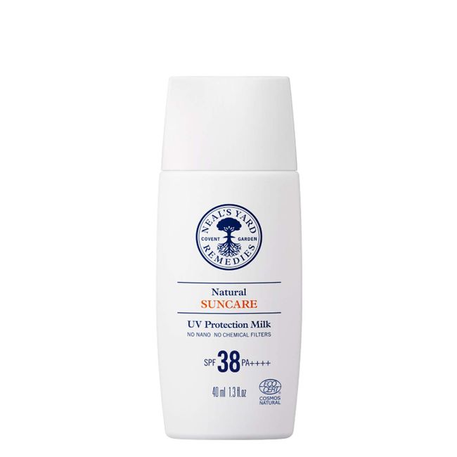 NEAL'S YARD REMEDIES Natural UV Protection Milk SPF 38/PA++++++ (Organic Sunscreen), 1.4 fl oz (40 ml) (x 1)