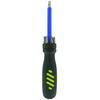 Silverline Multi-Bit Screwdriver with Telescopic Pick-Up Magnet 7 Driver Bits (250547)