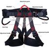 Zeluga 15-103 Half Body Climbing Harness with Padding, Black/Red