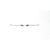 ThinOptics Reading Glasses 2.50 Purple Frames With Universal Pod Compact Case - Ultra-light Foldable Rectangular Glasses - Clip-on Nose - 2.50 Strength With Flex-Fit Technology