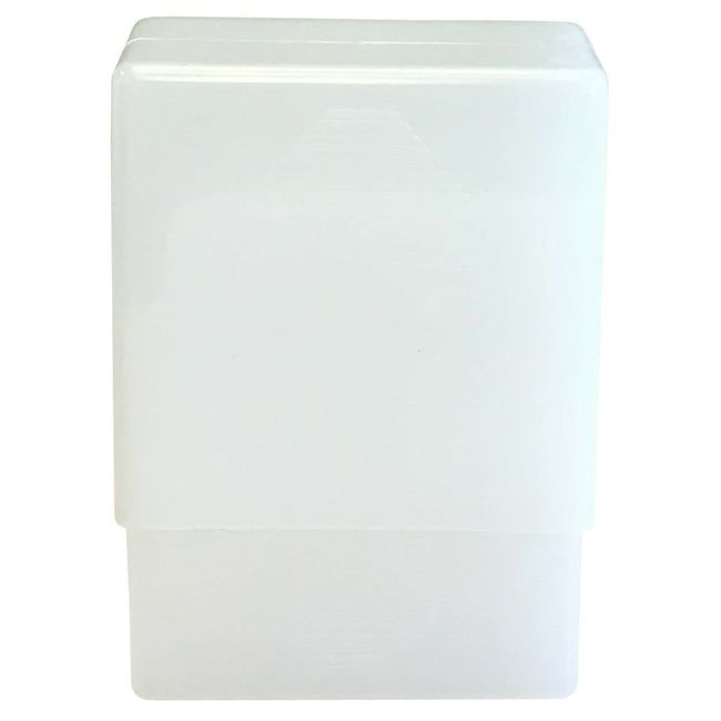 Crush-Proof Plastic 2 Piece Cigarette Case for King & 100s (White)