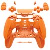 eXtremeRate Full Set Shell with Buttons Touchpad Cover Compatible with ps5 Edge Controller, Orange Custom Replacement Decorative Trim Shell Front Back Plates Compatible with ps5 Edge Controller