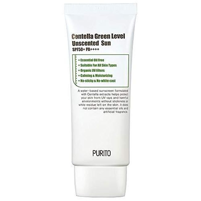 PURITO Centella Green Level Unscented Sun SPF50+ PA++++ 60ml / 2 fl.oz