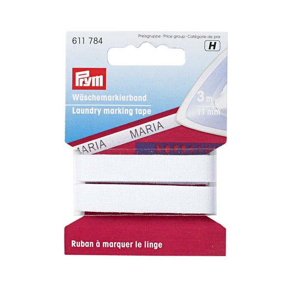 Prym Laundry Marking Tape Iron-on CO 11 mm White