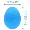 EX ELECTRONIX EXPRESS Egg Shaped Hand Exercise Balls, Includes Soft, Medium, and Firm Resistances