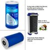 High Capacity Transparent Whole House Water Filter System Granular Carbon Filter