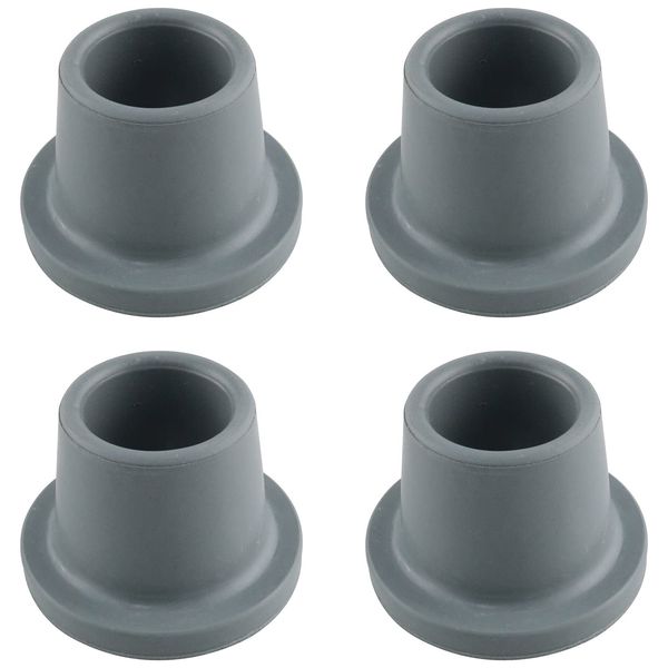 WHYHKJ 4pcs Replacement Feet for Shower Chair Bath Seat 1-1/8" I.D Non-skid Shower Bench and Tub Transfer Benches Rubber Suction Cup Feet, Grey