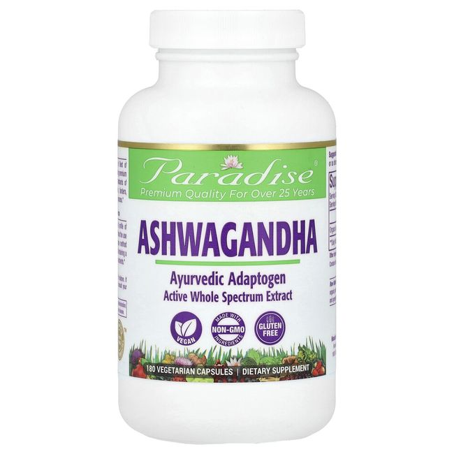 Ashwagandha, 180 Vegetarian Capsules