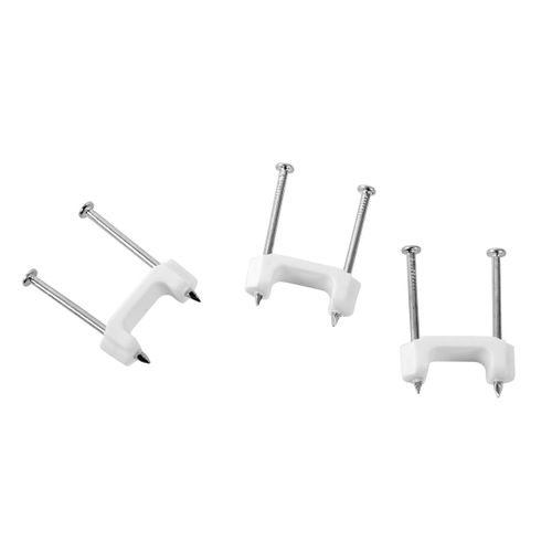 Gardner Bender PS-175BG Plastic Electrical Cable Staples, ¾ inch, Secures Romex, UF and NM, 175 pk, White