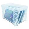 Advantus 40307 Super Stacker 3" x 5" Index Card Box, Clear, 3 Boxes (40307)