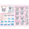 Avenir Loopie Fun Bunny Bag Craft Kit, Grey and Pink