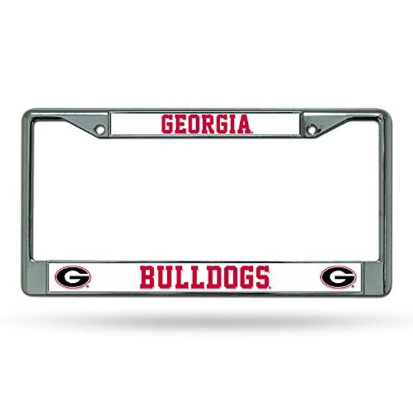 NCAA Georgia Bulldogs Standard Chrome License Plate Frame