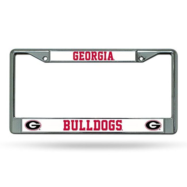 NCAA Georgia Bulldogs Standard Chrome License Plate Frame