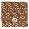 Personalized Giraffe Print Washcloth