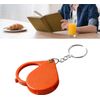 10X Magnifying Glass, Keychain Magnifier, Orange, Portable, for Small Objects and Visual Impairment