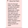 Vitamin Patch Strength Iron Vitamin New Sealed 30 Patches