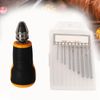 Cunyuer 10Pcs Mini Hand Drill Manual Bits, 0.8‑3.0mm Micro Mini Portable Tool Set Small Hand Drill
