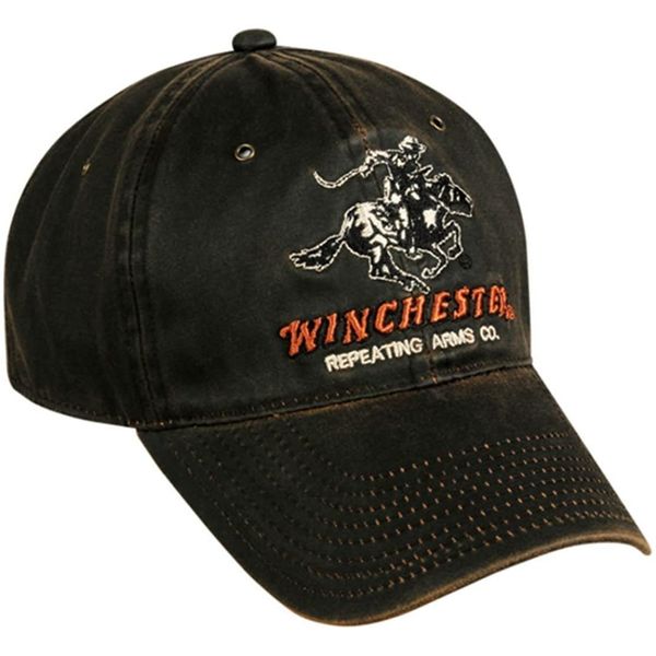 Winchester Dark Brown Weathered Repeating Arms Hat