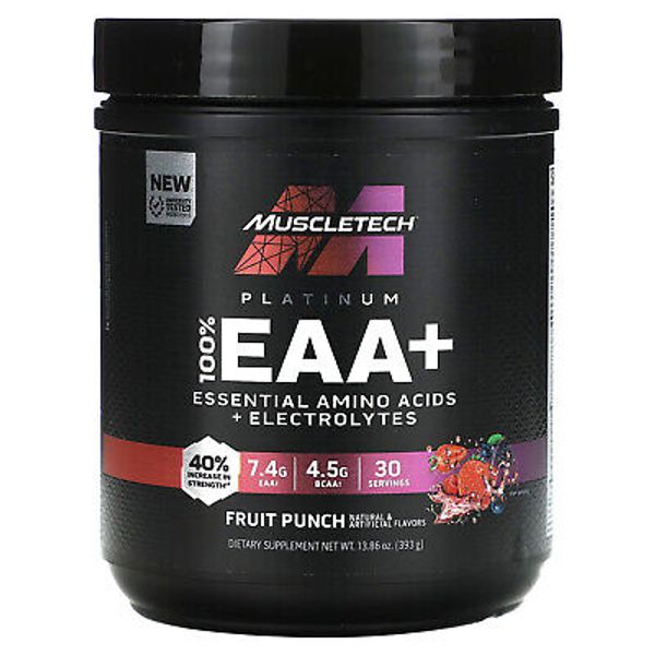 Platinum 100% EAA+, Fruit Punch, 13.86 oz (393 g)