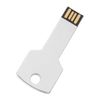ASHATA Key Shape USB Flash Drive, Silver Thumb Drive 8GB-64GB, Memory Stick Expansion Disk, for Computer Use(8GB)