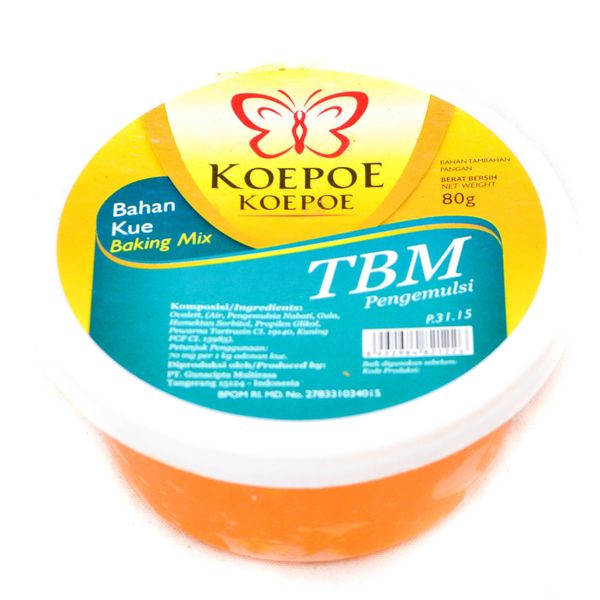 Koepoe-koepoe Baking Mix TBM Emulsifiers(Ovalett/Ovalette), 80 Gram (Pack of 2)