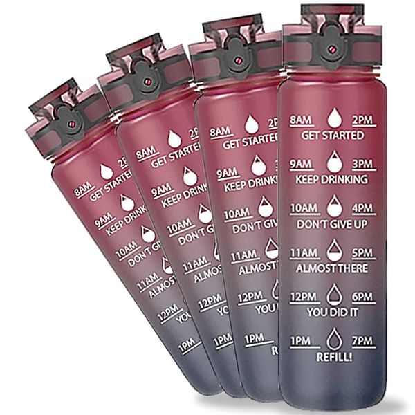 Attack Mode Motivational Water Bottles (Passion Fruit)