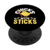 Chicks With Sticks Field Hockey Player Fun PopSockets Adhesive PopGrip