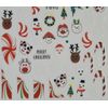 Christmas Candy Stripe Nail Art Stickers