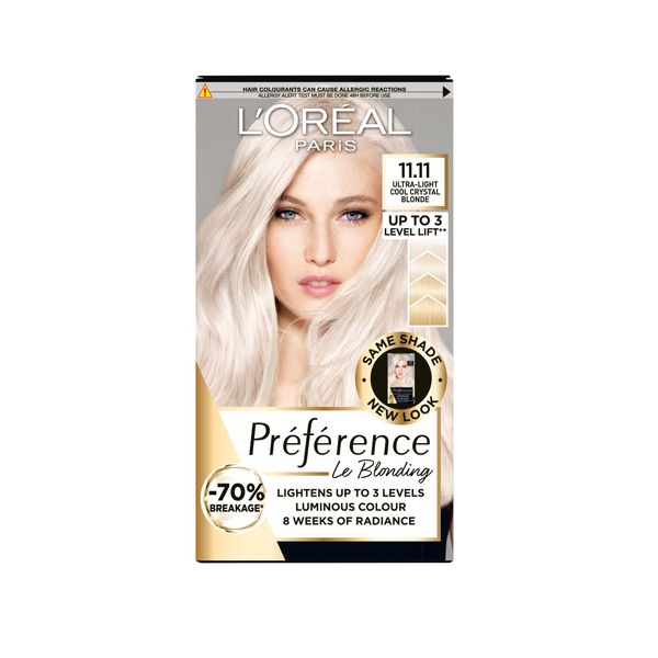 L'Oreal Paris Preference Hair Dye, Long Lasting, Luminous Permanent Hair Colour, 11.11, Venice