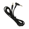 Replacement Audio Headphone Cable for XL 90 Degree Angle Plug No Microphone 4.9ft